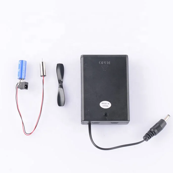 micro coreless dc Driving motor Drone Toy Power Set Accessories with Propeller and  battery box