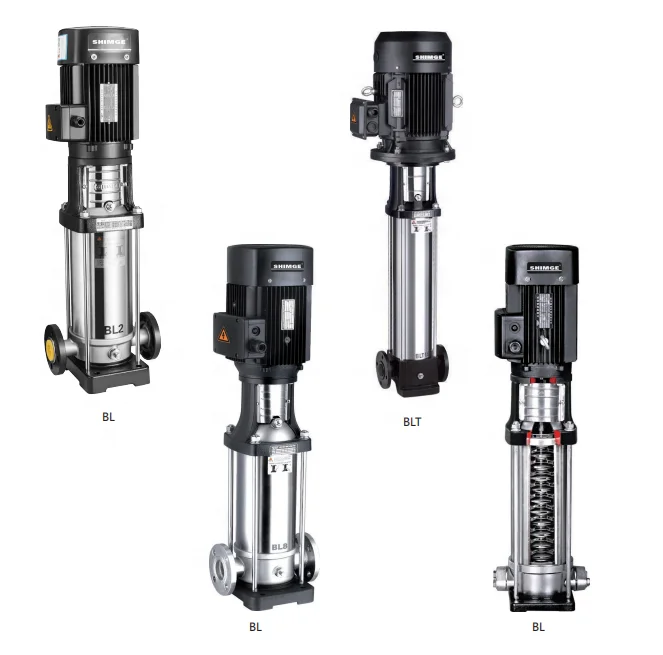 high lift head mechAnical seal motor 0.75kw 50hz vertical multistage centrifugal water pump