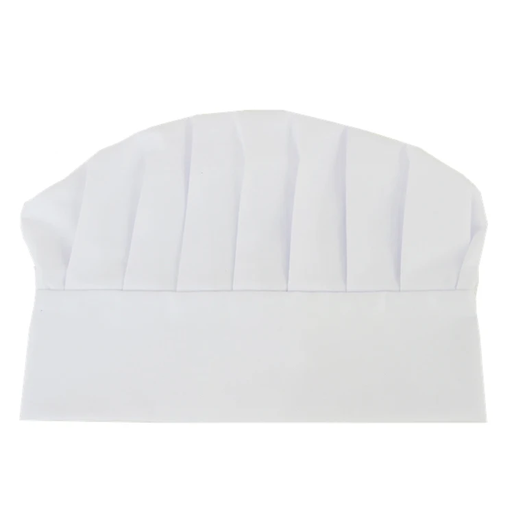 Wholesale Unisex High Quality 100% Cotton Chef Hat Cooking Hat Chef Restaurant Hotel Work kitchen Hat