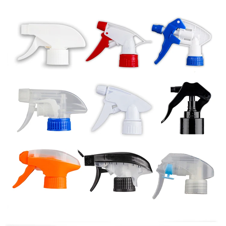 28mm 28/400 28/410 Colorful Custom Cleaning Spray Trigger Sprayers Stream Foam Garden Plastic PUMP Sprayer Bottles Customized