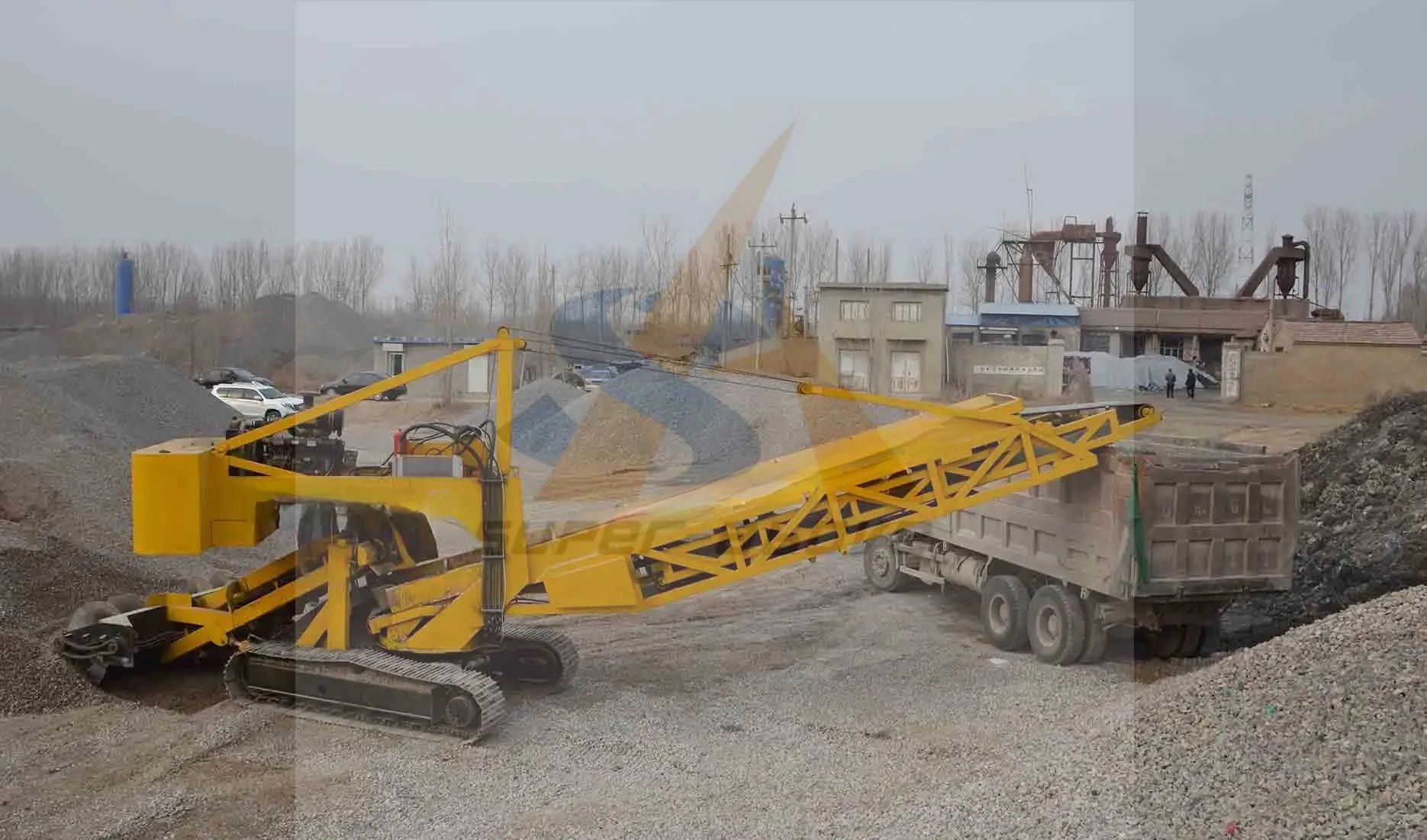 Truck Loader for Coal, Grain, Sand