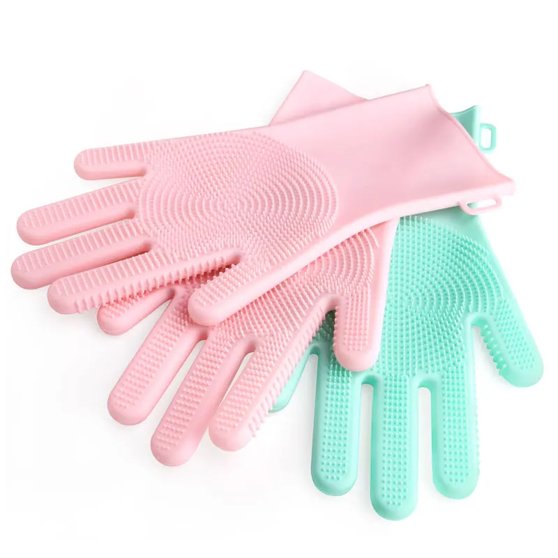 Dish Washing Silicone Cleaning Gloves Hot Selling Portable Kitchen Accessories Bpa