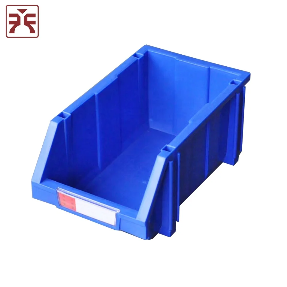 
industrial storage bins plastic stackable 