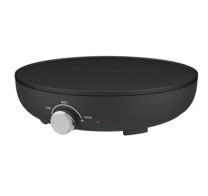 Electrical crepe pan style hot plate