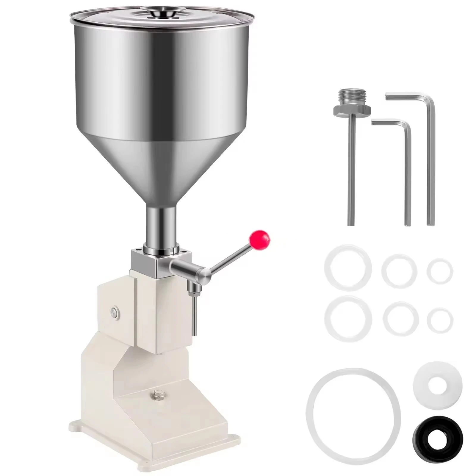 A03 Small Lipgloss Cream Cosmetic Paste Filling Machine Stainless Steel Hand Lotion