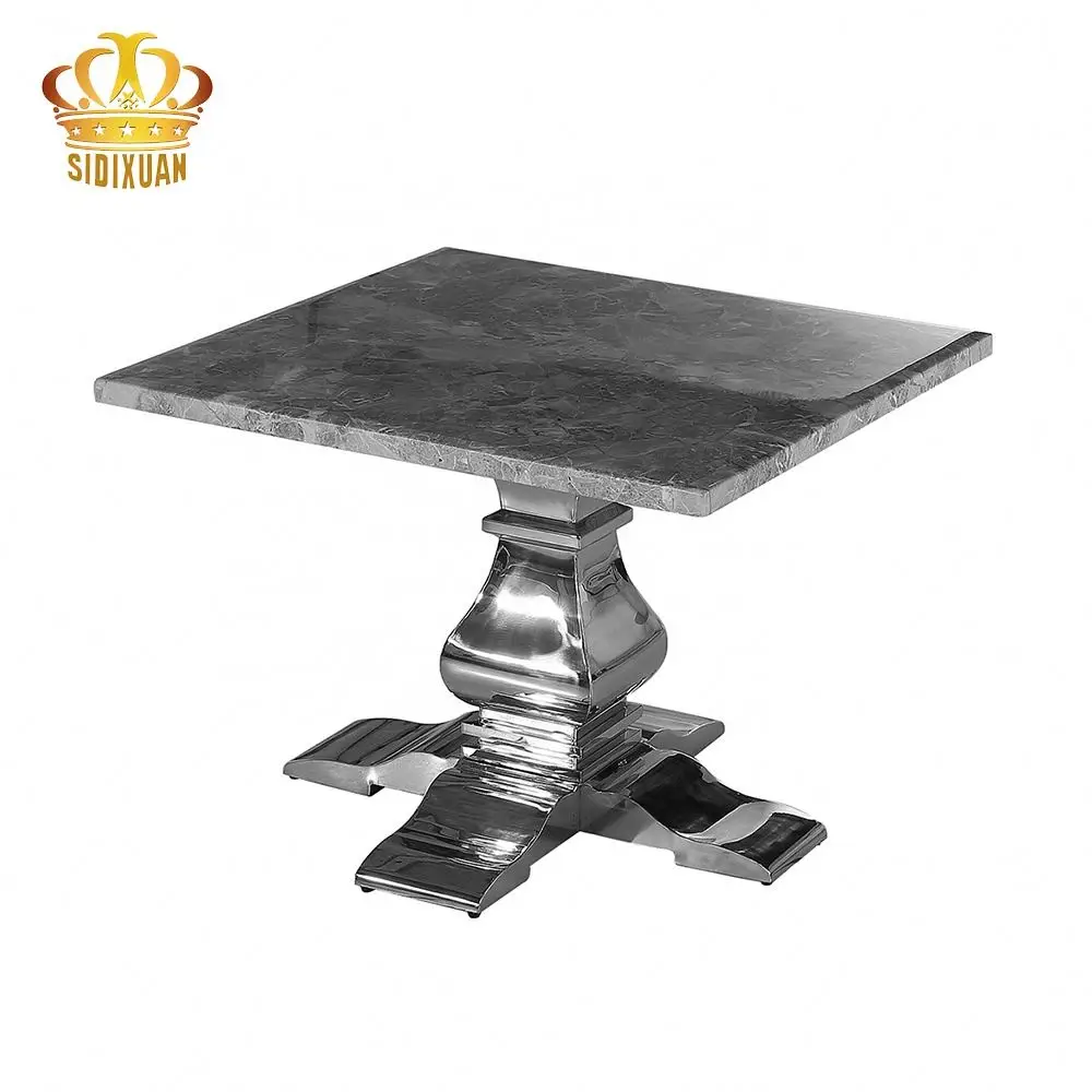 Stable and durable luxury dining table set marble dining room furniture table