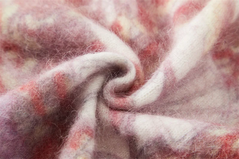 fashion girls custom design knit custom color Cardigan knitwear sweater with flower pattern embellished sweater women