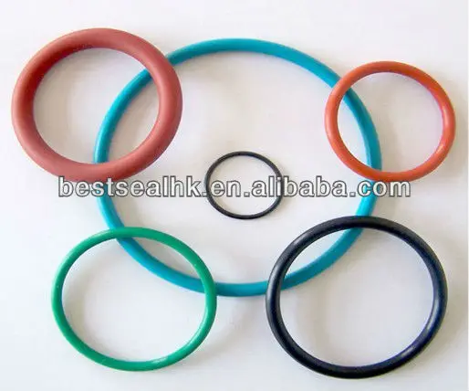 
blue/red/white/black silicone rubber sealing o-ring/FKM/NBR/EPDM rubber sealing o ring for food ice cream machine 