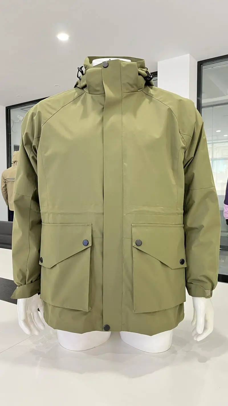 Custom Logo Outdoor Mountains Detachable Jacket Men Weatherproof Plain Coat Xl Multi Size Black Polar Fleece Jacket For Men