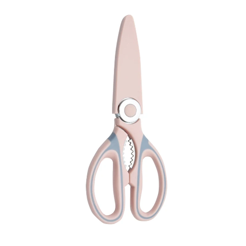 LUCKY FEEL Stainless Steel PP Environmental Protection Food Grade Household Kitchen Scissors