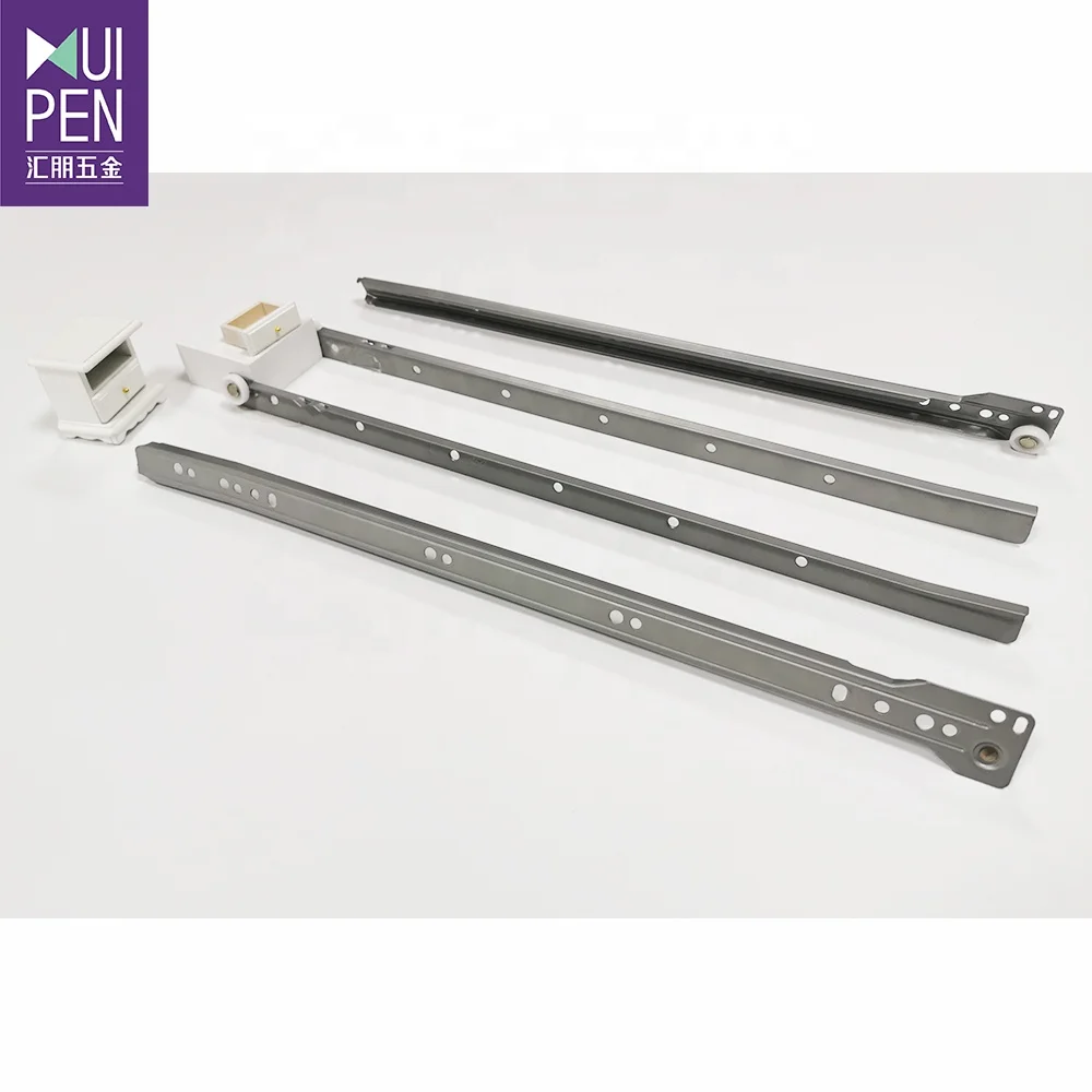 Factory Price Powder Coated Paint Drawer Slide Channel Telescopic Drawer Runner Carton Modern Mini Kitchen Cabinet 3000 Pairs
