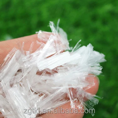 Transparent polypropylene short fiber for engineering concrete mortar