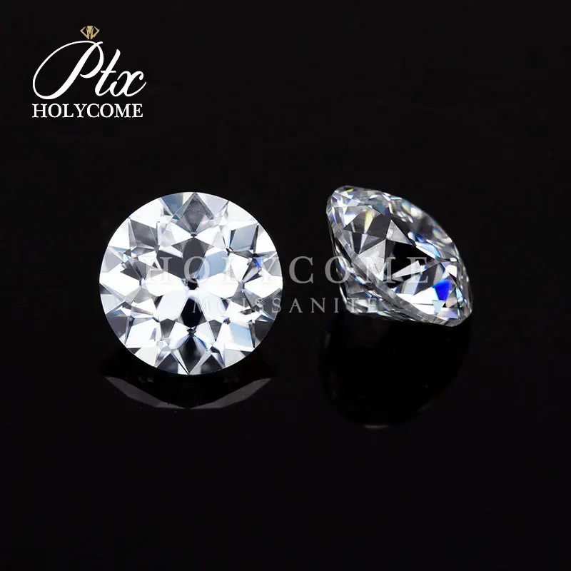 Holycome Round Old European Cut Loose Moissanite Diamonds VVS With GRA Certificate Loose Moiisanite Gem For Jewelry