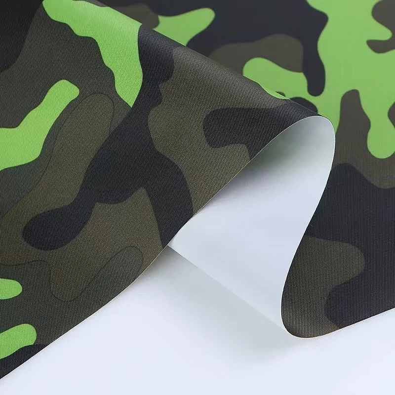 Polyester PVC Coated Camouflage Printing Oxford Fabrics