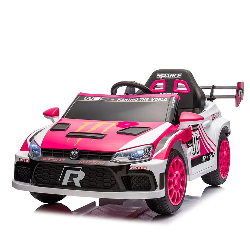 Cheap Pink Color Kids Electric Car 12V Electric Power Drift Car Birthday Gift Toy Ride On Car