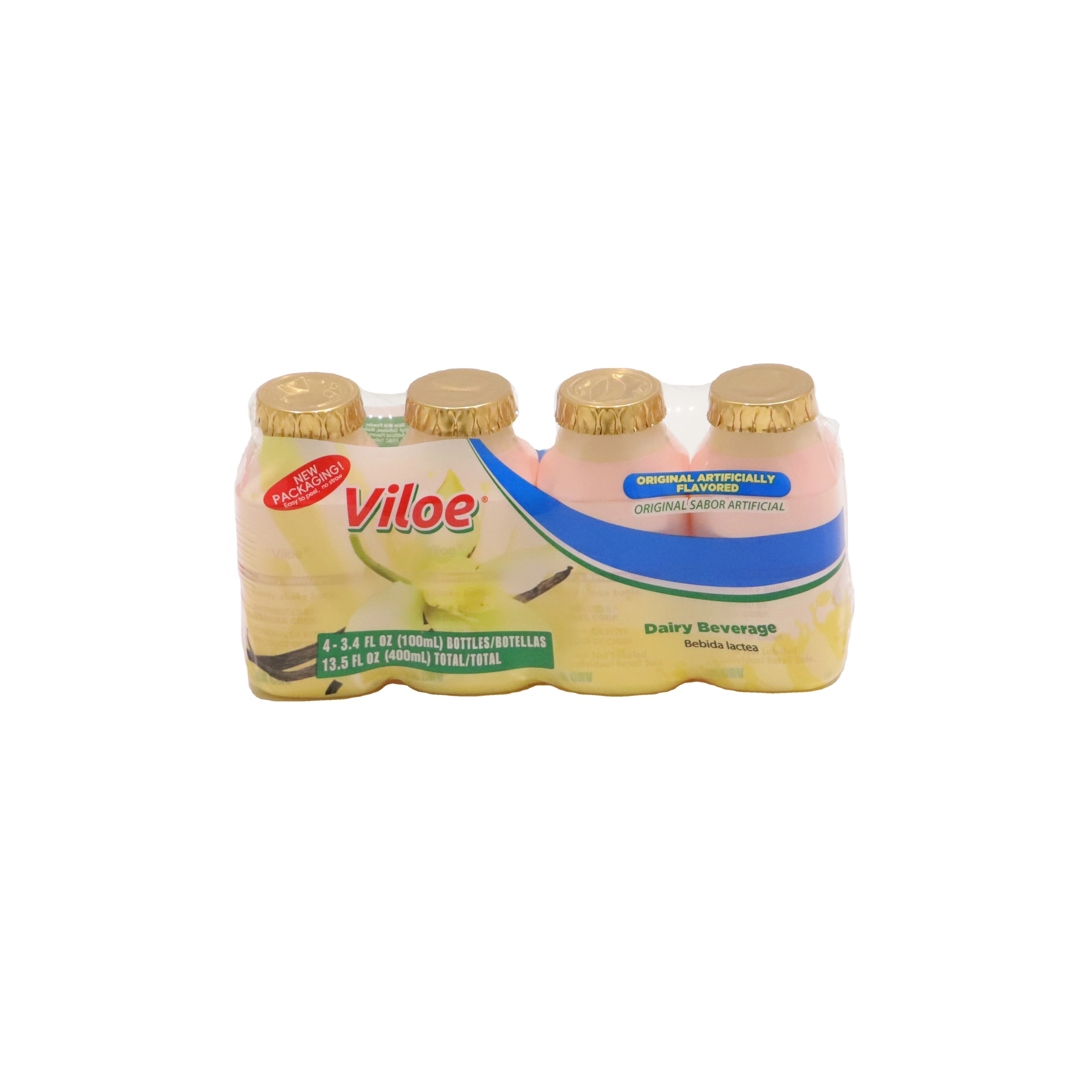 Напиток Viloe Lactobacillus молочный напиток легко очищенный без соломы 4-3 4 унций (100 мл) на бутылку