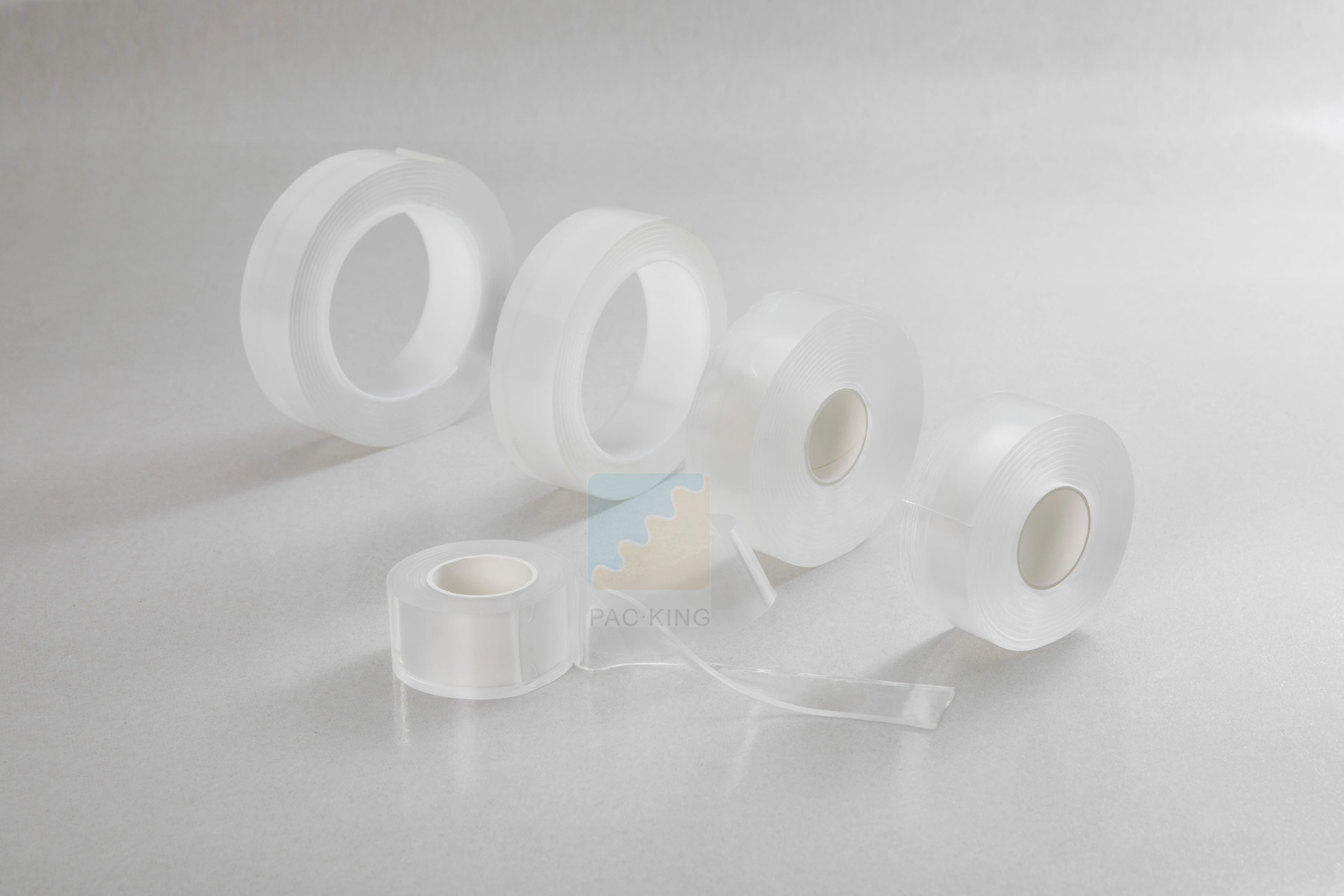 Nano Grip Clear Waterproof Mounting Stickers Tape Transparent Reusable Double Sided Nano Gel Adhesive Tape