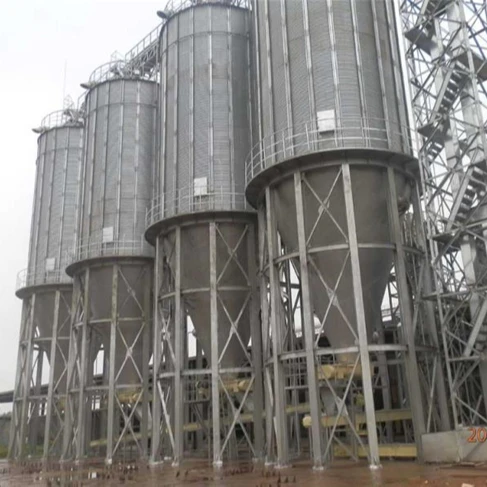 Professional manufacturer offer 300T, 500T, 1000T grain storage silo /galvanized steel  soybean /maize /rice silos
