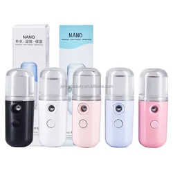Portable Nano Mist Sprayer Mini 30ml Nano Mister USB Hand Facial Face Body Steamer Moisturizing Skin Care Humidifier