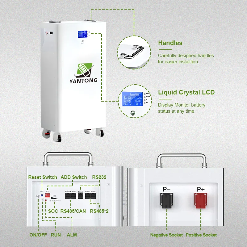 lifepo4 280ah case jk JBD bms battery box with wheels Stand up battery diy battery box 280ah 300ah shell
