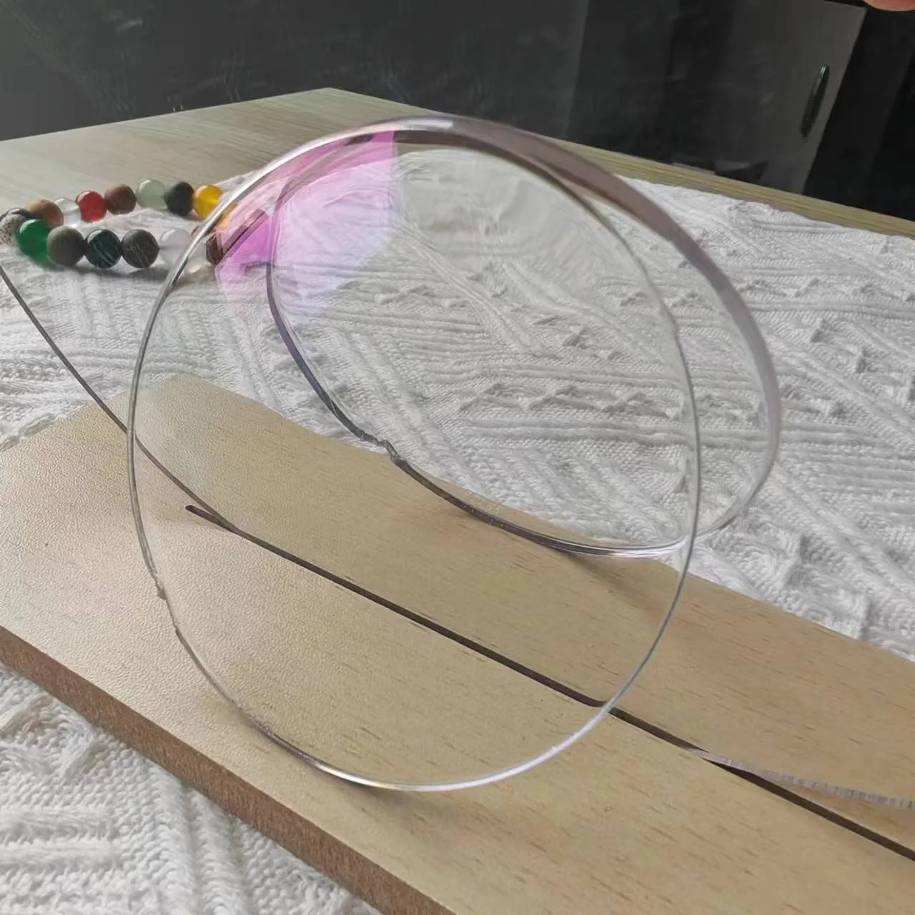 1.591 PC Anti-Blue Invisible HMC Polycarbonate Blue Cut Bifocal Green Coating Optical Eyeglasses Lenses