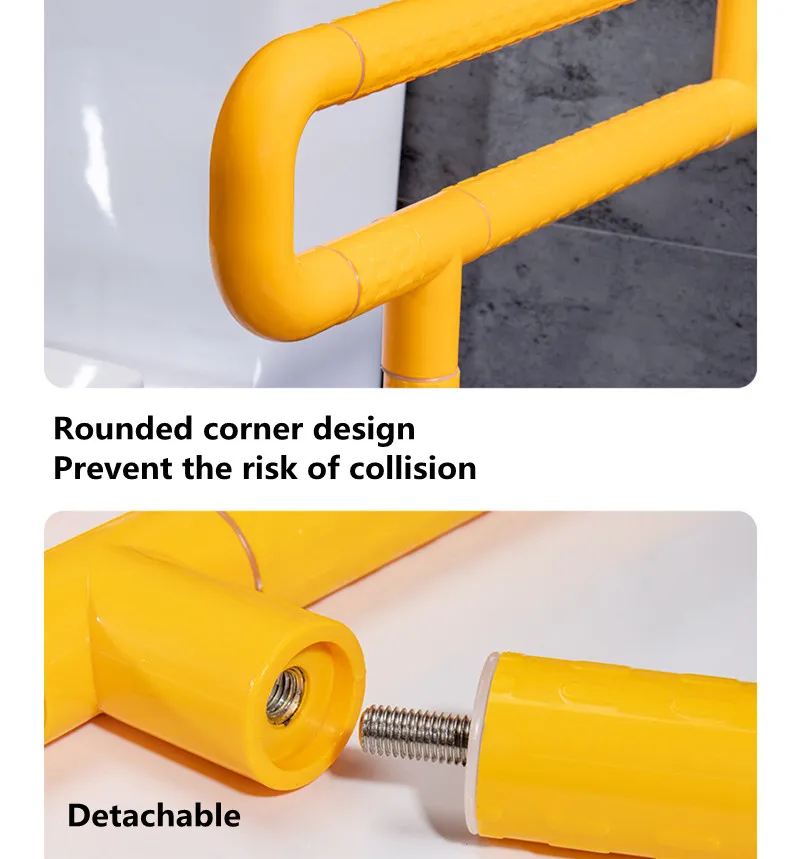 Bathroom Wall mount safety grab bar elderly toilet fold able unattached handrails for