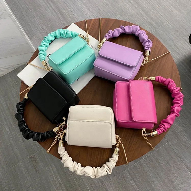 
2021 New arrivals Lovely Bright color Fashion Crossbody for Little Mini handbags Small women bags girls purses 