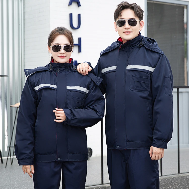 Factory high quality winter keep wram work jacket worker coat worker uniform factory uniform