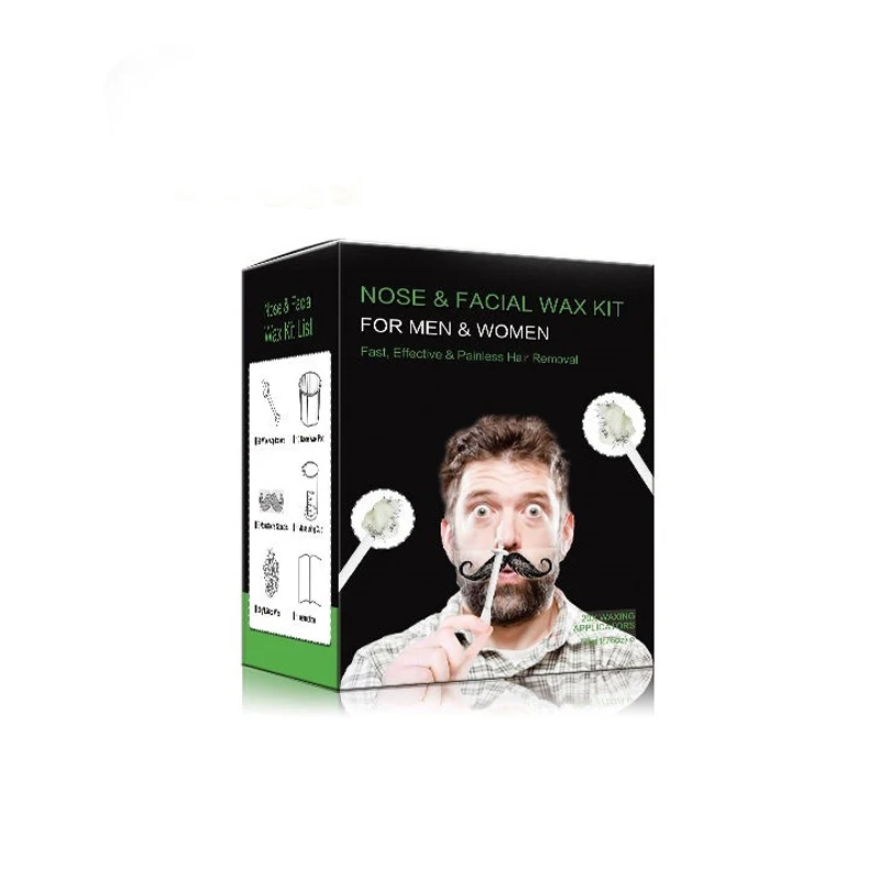 Воск для удаления волос, бусины для использования с полосками, одноразовые пластиковые воском палочки нос набор воска для депиляции вокруг рта и носа