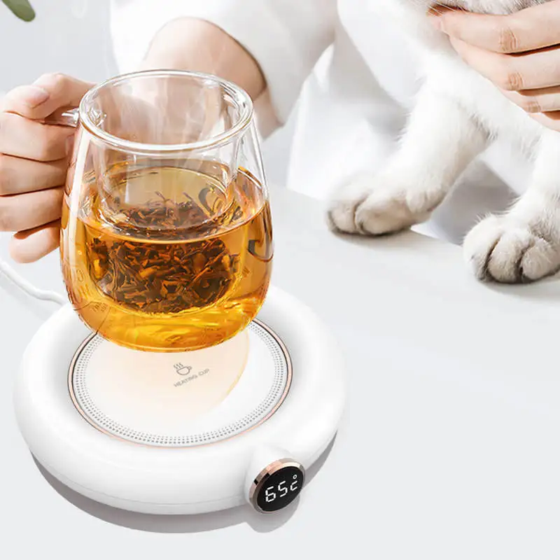 2024 Stock christmas gifts Coffee Mug Warmer With Auto Shut Off For Home Office Desk Use, Heating Plate USB electric cup warmer