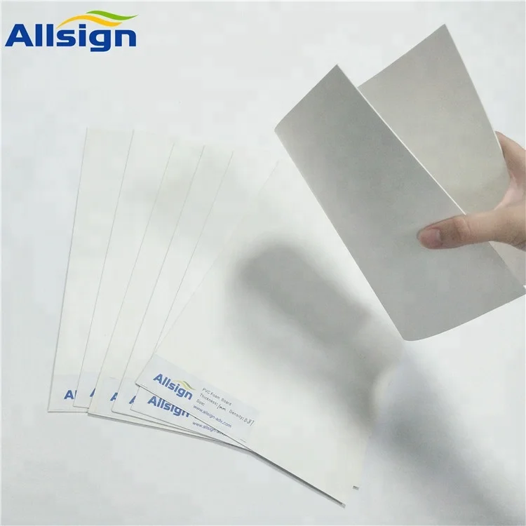ALLSIGN hot size: 4*8 pvc expanded foam sheet pvc foam board