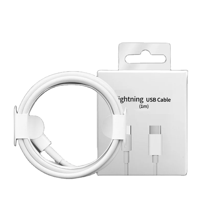 Original Foxconn OEM USB C Type C PD Cable Data Charging Cable For 8pin 12 13 Pro Max Mini Fast Charger data  Cable