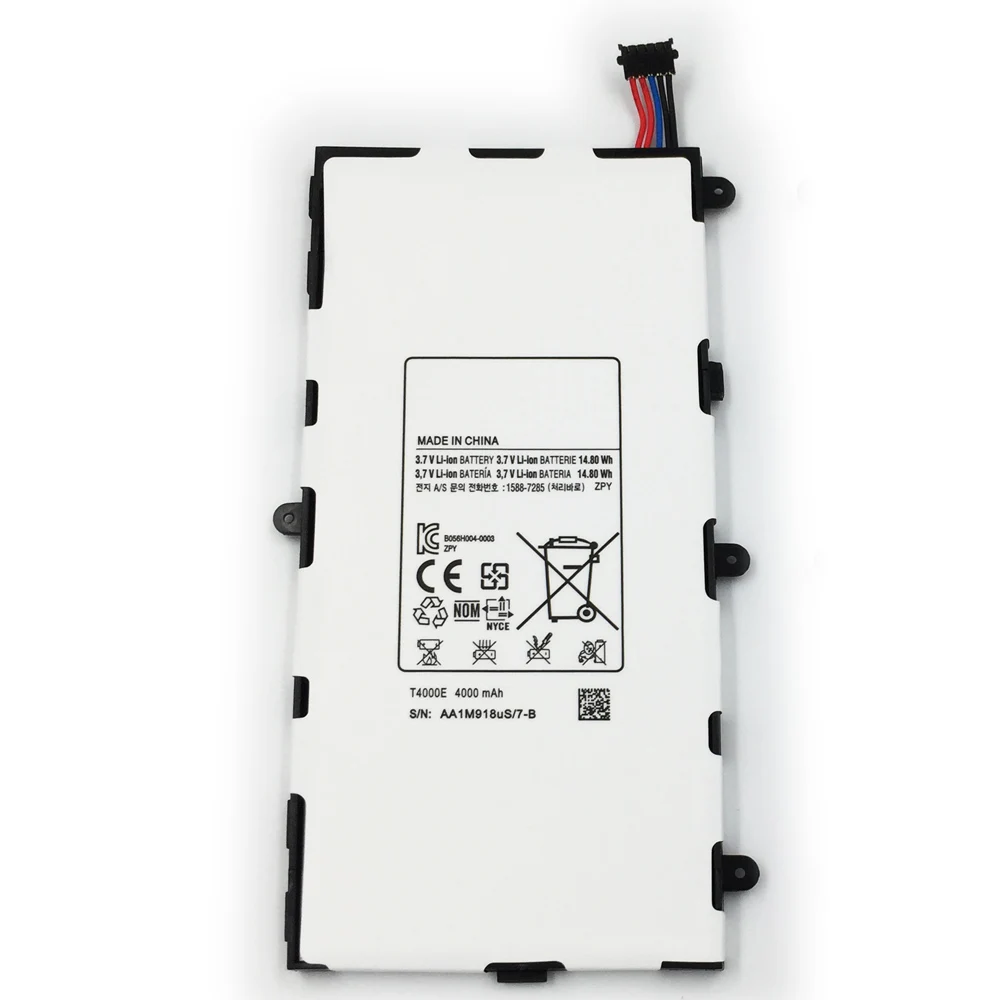  Сменный аккумулятор для планшетного ПК T4000E Samsung Galaxy Tab 3 7 0 SM T210 T211 T215 GT P3210