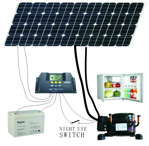 Solar Refrigerator Mini Bar Cooler Fridge Freezer 12V DC 50L