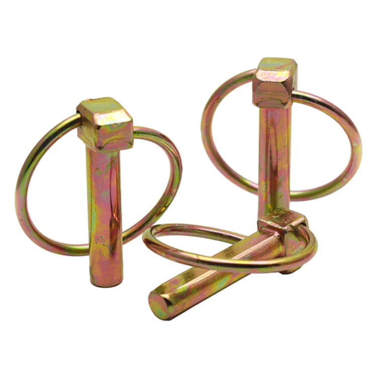 
Wholesale customized size top quality carbon DIN 11023 lock steel linch pin for machinery 