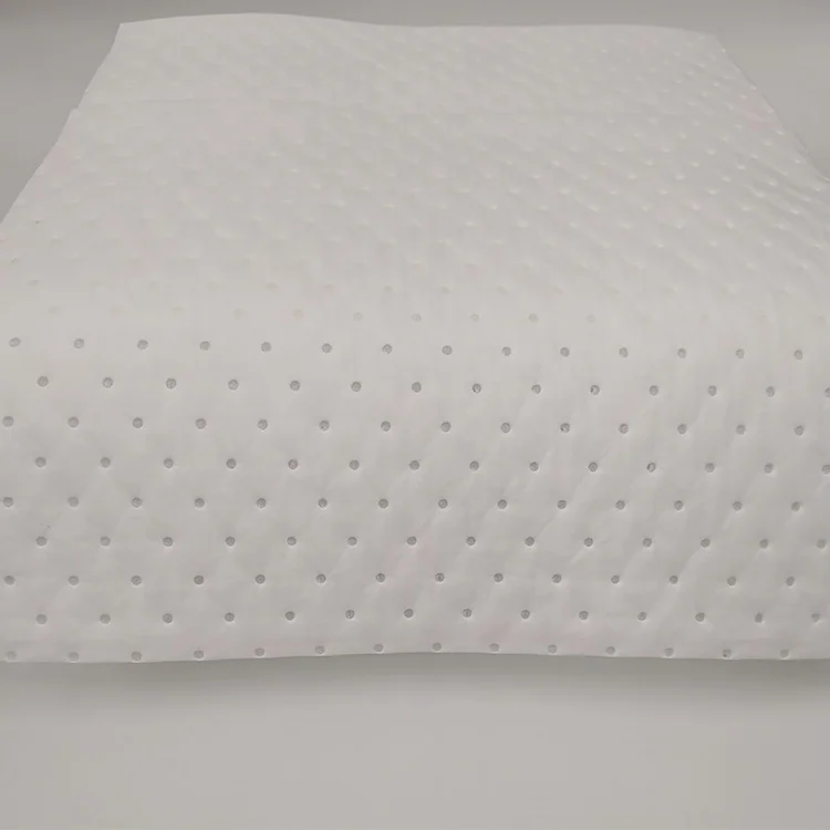 High Absorbency Perforated Oil Absorbent Mat