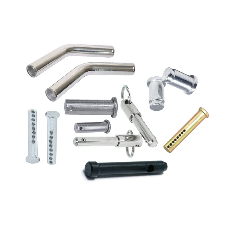 Diameter 3-20mm Carbon Steel,  Stainless Steel 304 DIN 1444 With Hole Clevis Cylindrical Flat Head Pin Shaft Cotter Clevis Pins/