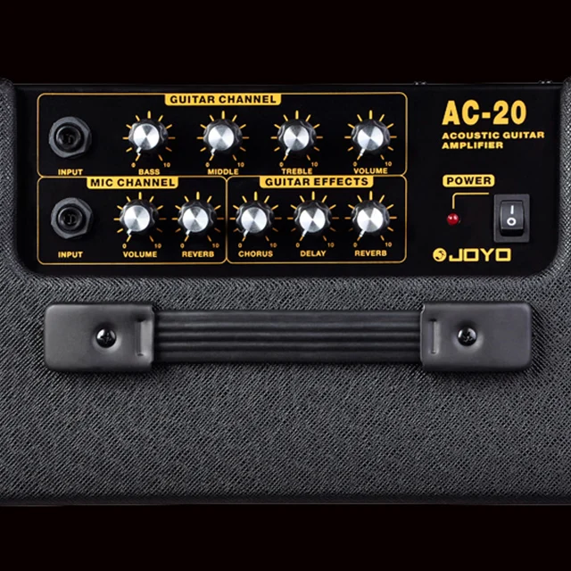
JOYO AC-20 Acoustic Guitar Amp 20 RMS W Guitar Amplifier & Effects 