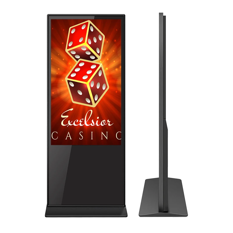 WEIER 43 49 55 65 inch indoor lcd vertical advertising display digital signage touch screen kiosk