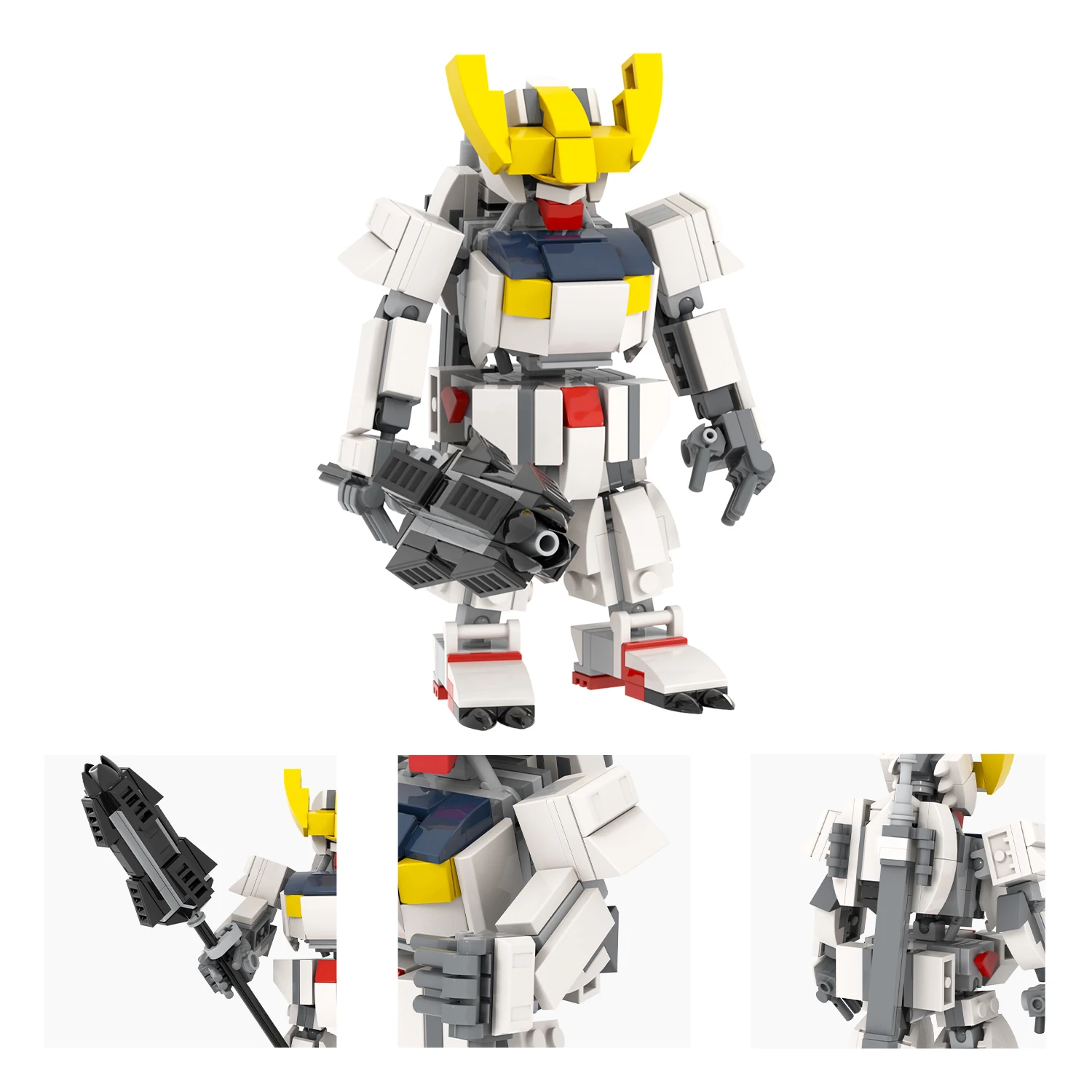 MOC1577 Japanese Robot Animation Barbatos 291Pcs Bricks Compatible Assembles Particles DIY Model Building Blocks for Kids Toys