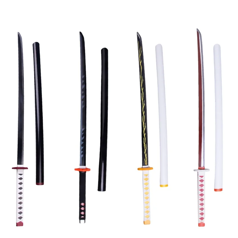 children toys katana Demon Slayer Kimetsu no Yaiba 80cm PU simulation sword weapon cosplay toys