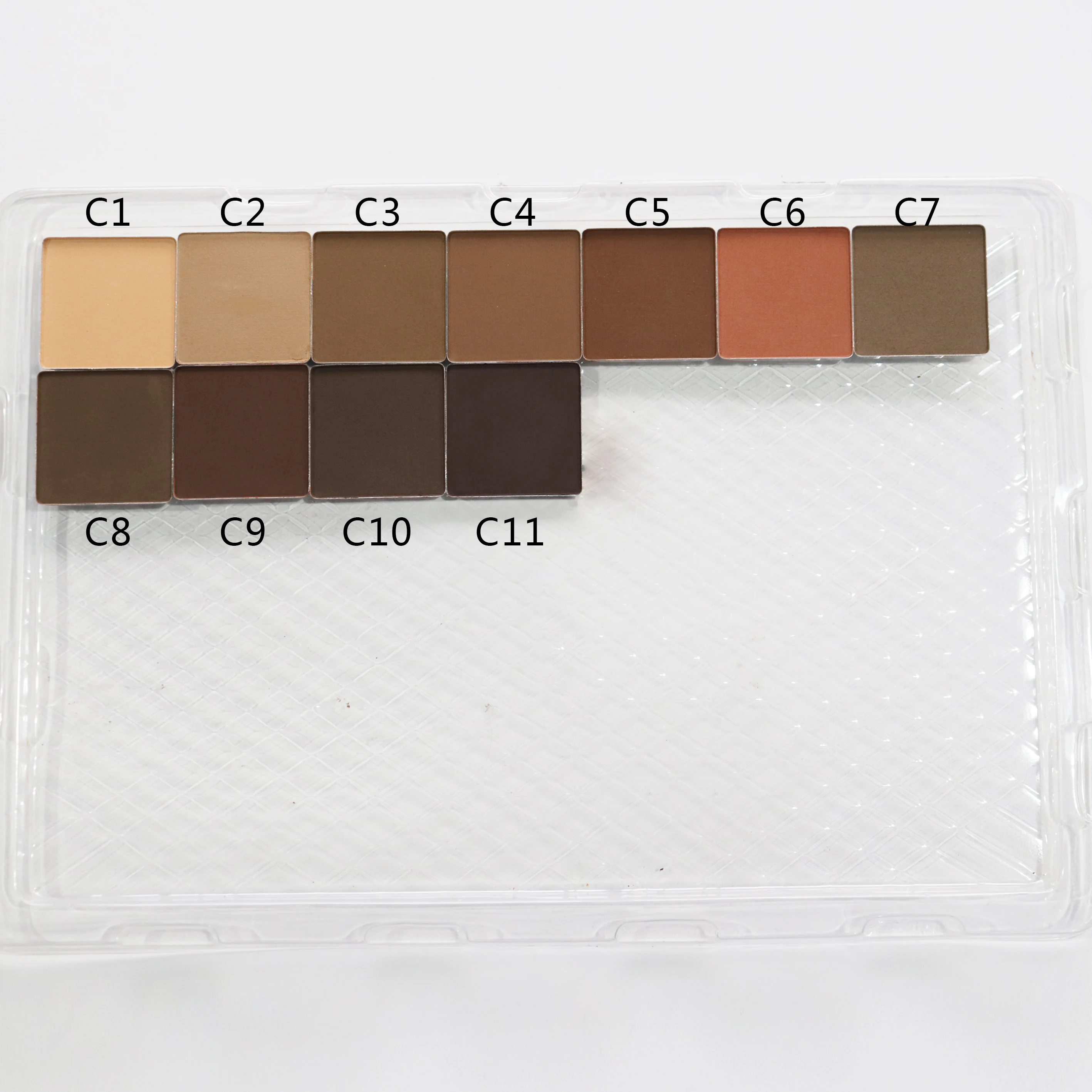 Custom Contour Highlighter Blush Palette Pigment Long Lasting Pressed Powder Palette Makeup