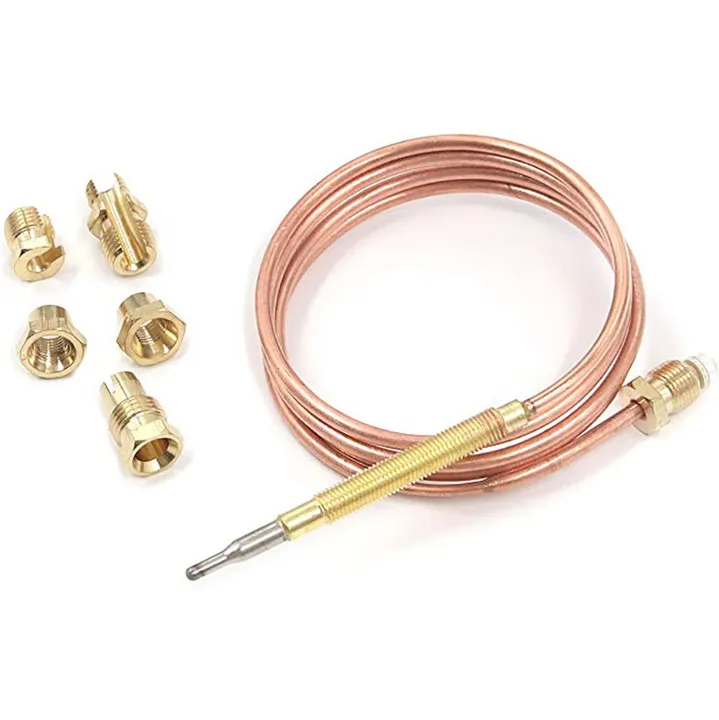 Jiali Double Wire Thermocouple With Copper Tube Safety Thermocouple For Gas Stove