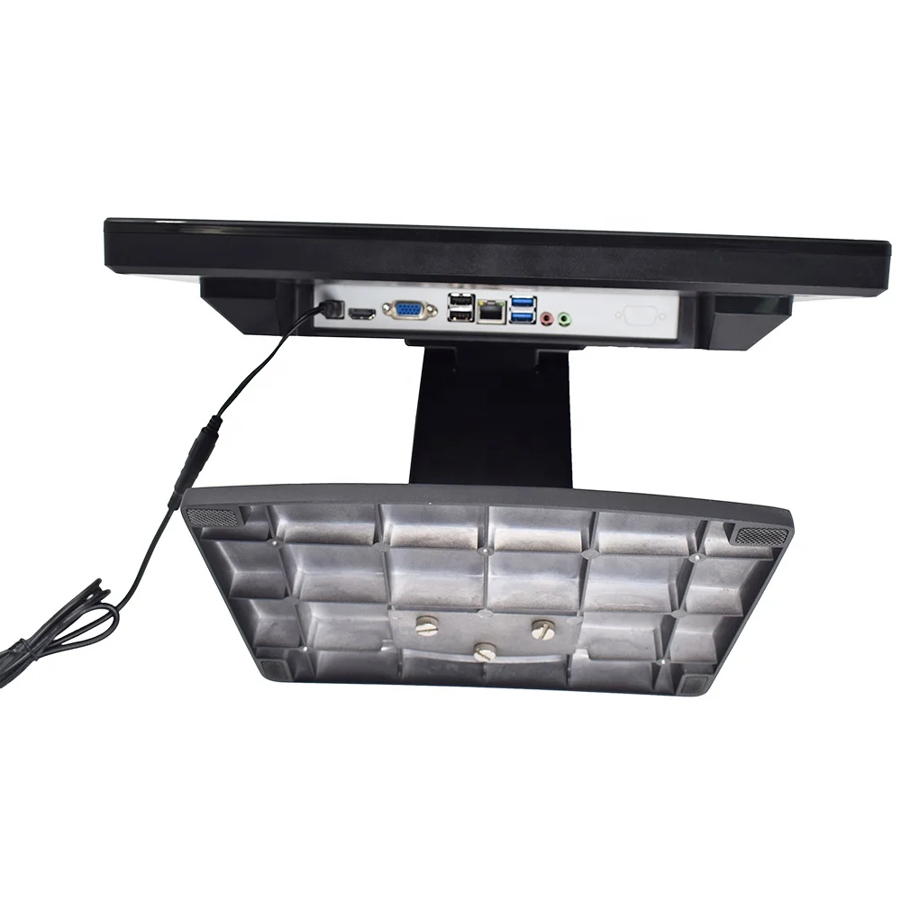 All in one pos system 17 inch touch screen Checkout Counter windows POS cash register