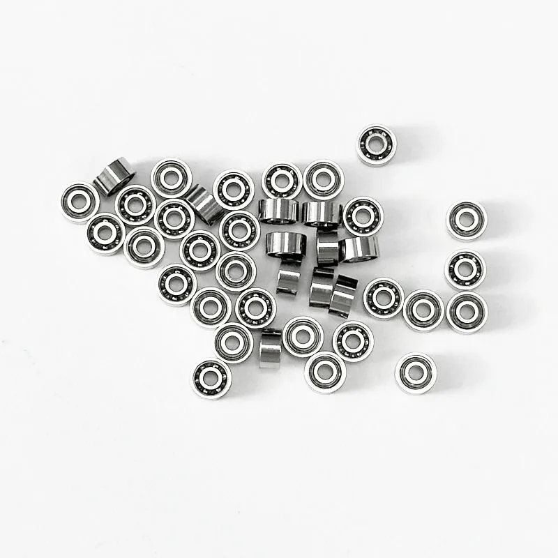 Fingerboard Wheels Bearings Abec 1.5*4*2Mm Miniature Ball Bearings Finger skateboards full balls bearing