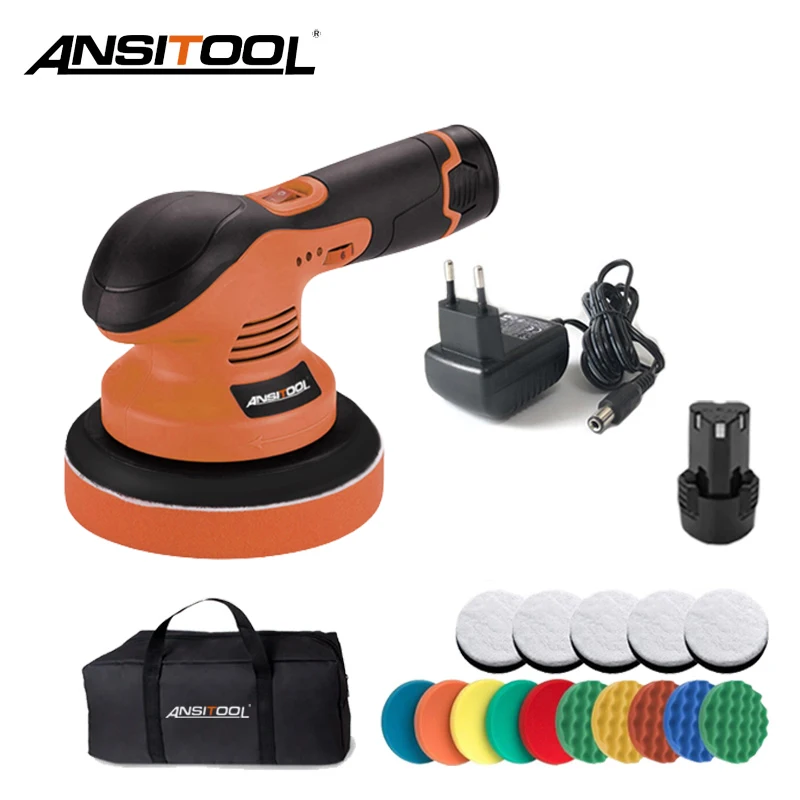 2024  Professional 12V Battery Portable Mini Floor Car Polishing Machine  With  6 Constant Speed System Wireless Car Polisher