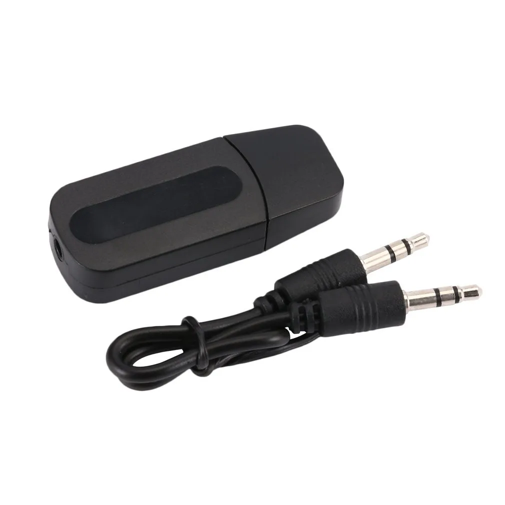 USB BT AUX Wireless Car Audio Receiver A2DP Music Receiver Adapter for Home TV MP3 3.5mm Jack