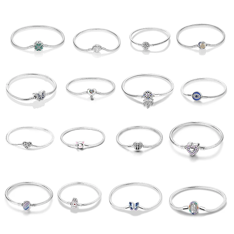 Custom Logo Hot Selling Products 2024 New 925 Sterling Silver Charms Charms Original Luxury Charms For Jewelry Making