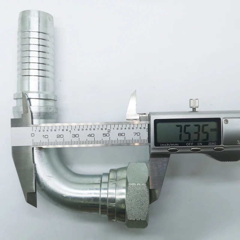 china zhejiang factory  90 degree JIC female 74 degree cone seat  plumbing hydraulic pipe fittings 26792-16-16 F25 DKJ1.5/16-90