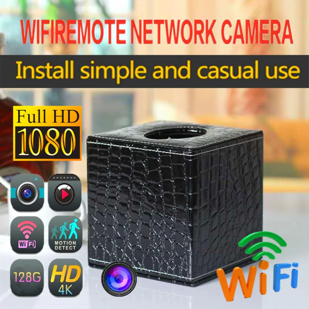  Скрытая Wi-Fi IP-камера 1080P H.264 с функцией обнаружения